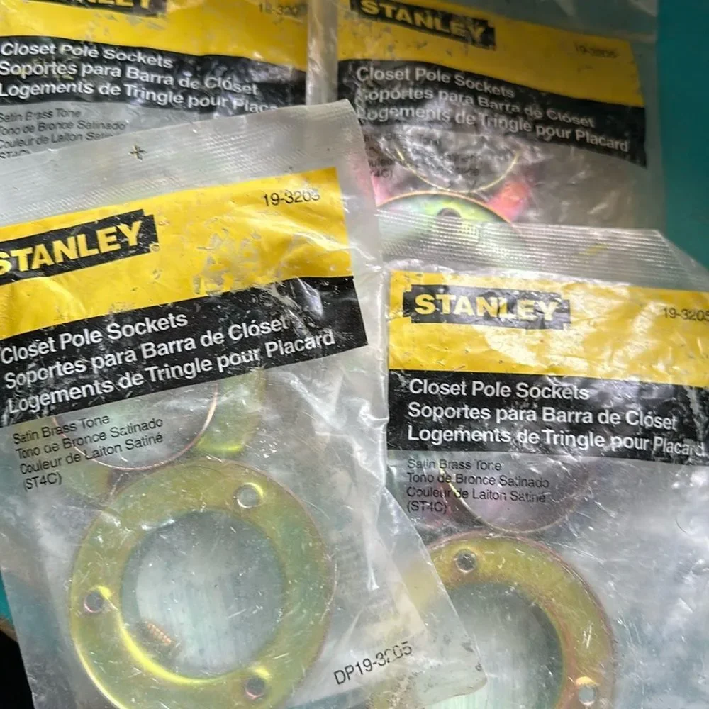 Stanley closet pole sockets - Picture 1 of 1